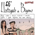 La 46au edicion de la Hesteyade de Bigòrra (12 e 13 d'abriu), presentada per Mathilde e Peir Cames.