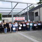 Mobilizacion contra la suppression de l'emplec de Principau Adjunt au collègi Jean Sarrailh a Monenh.